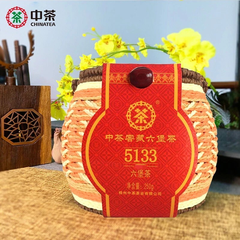 250g CHINATEA Brand 5133 1st Grade Liu Bao Hei Cha Dark Tea Loose Black Liu Pao