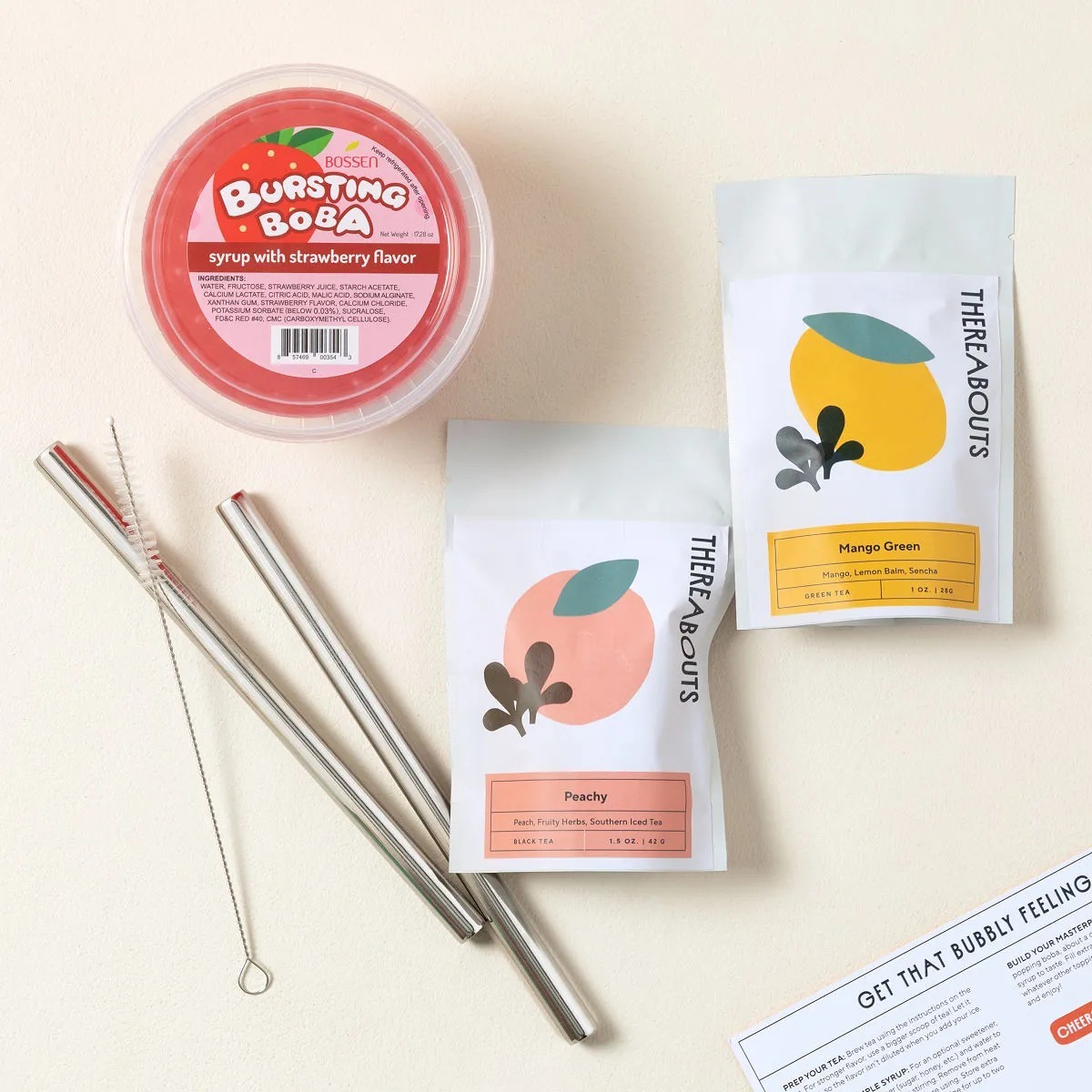 Bubble Tea Kit, Fruity Bubble Tea