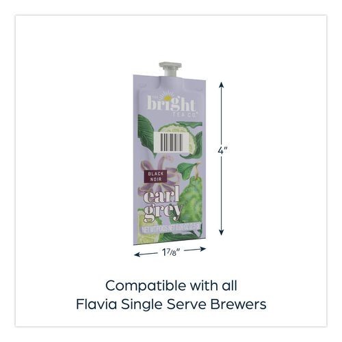 Flavia The Bright Tea Co. Earl Grey Black Tea Freshpack, 100/Carton
