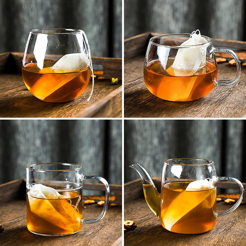 Disposable Empty Teabags with String Filter Paper for Loose Tea Herbs