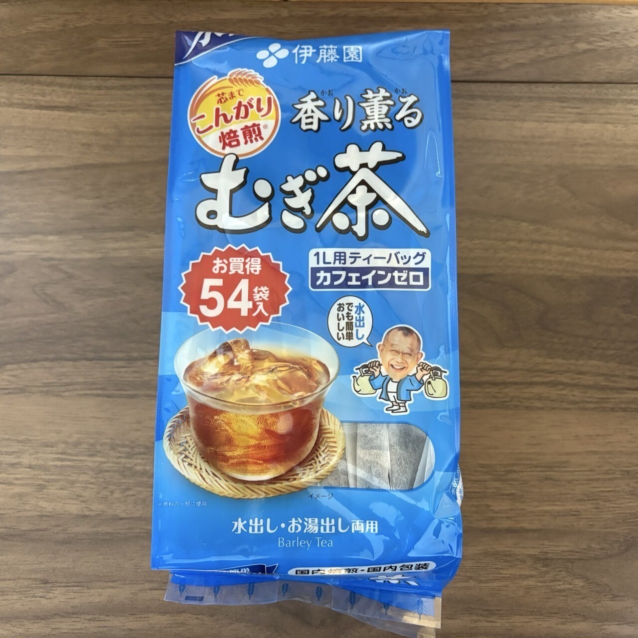 Itoen 🍵 Kaoru Mugicha Barley Tea Bags 54ct × 3 Packs – Caffeine-Free, Japan Imp
