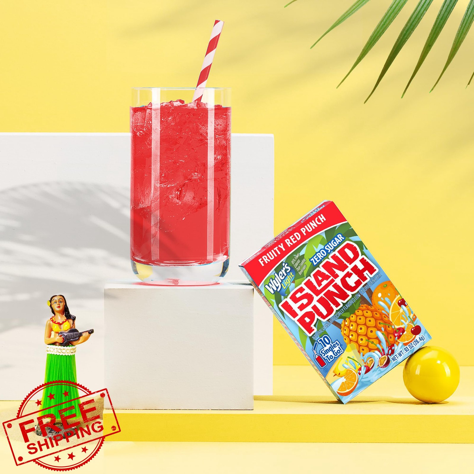Wyler’s Light Fruity Red Punch 12pk 10ct
