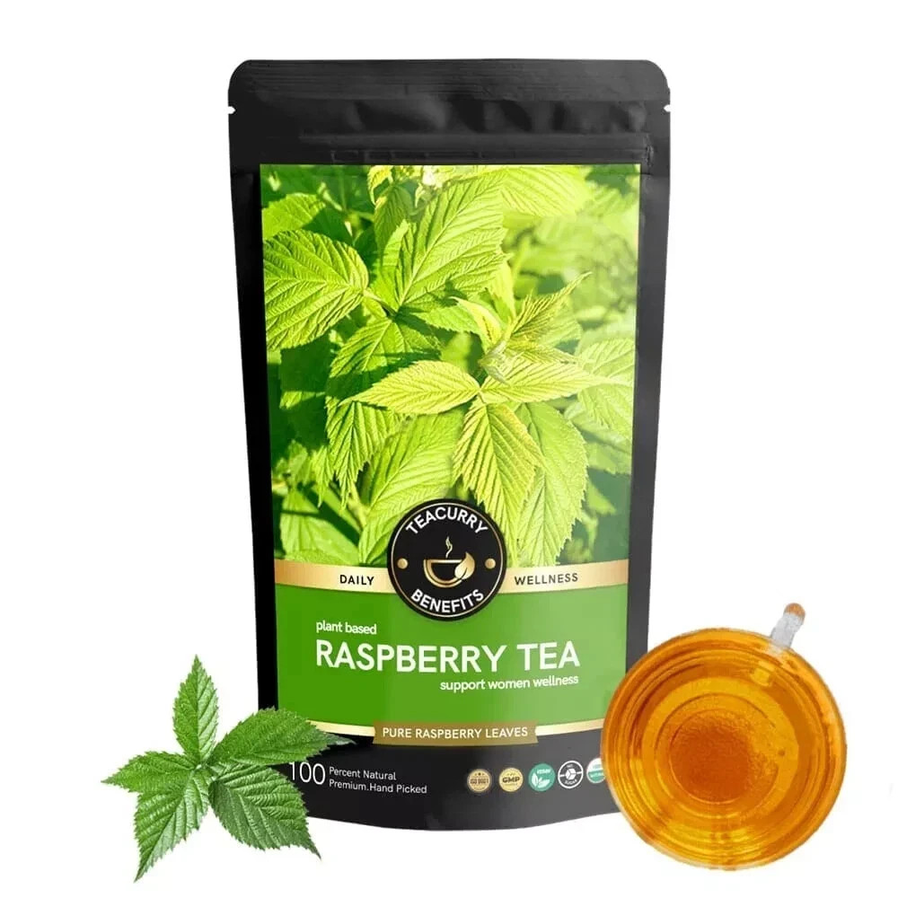 TEACURRY Raspberry Tea (50 Grams, 100 Cups) Free Shipping World Wide