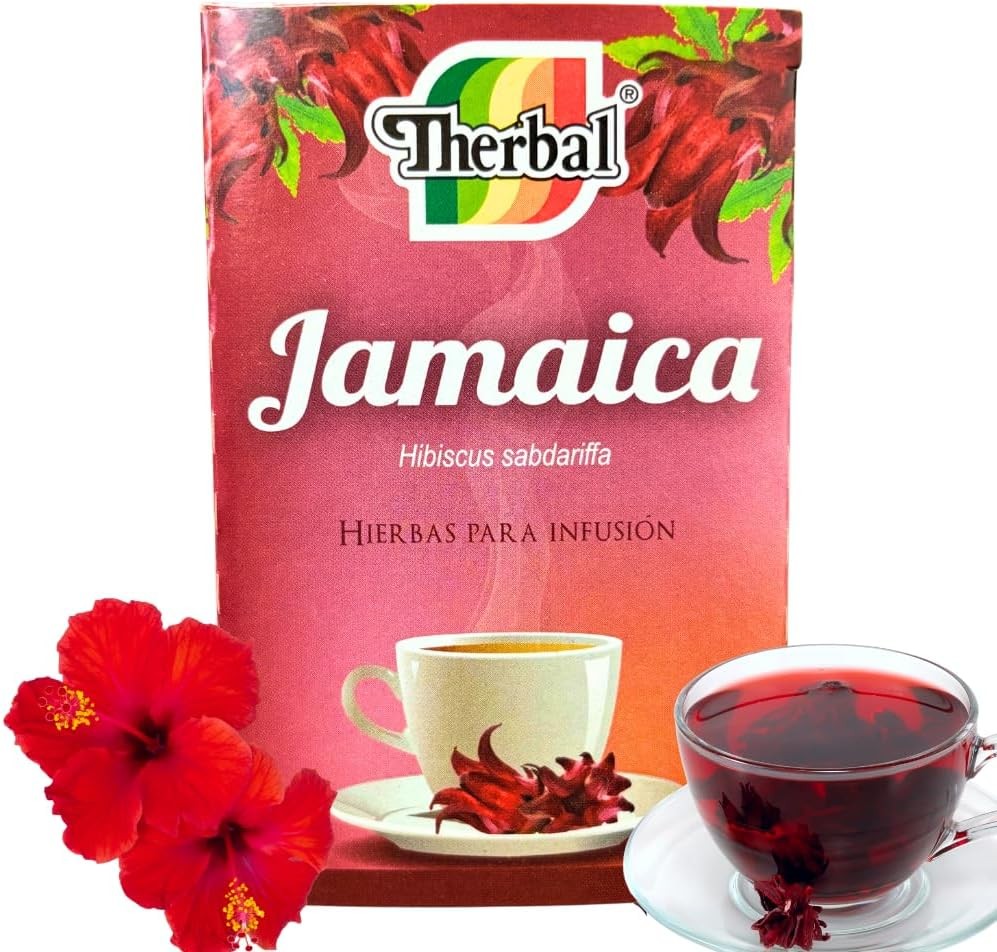 Jamaica Té (Hibiscus Tea) – 25 Tea Bags – Vegan, 100% Natural – Premium Brand