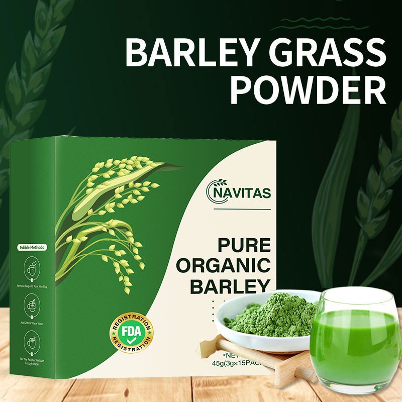 Lose Weight Barley Grass Powder High Dietary Fiber Supplement 3g 15 Packs US