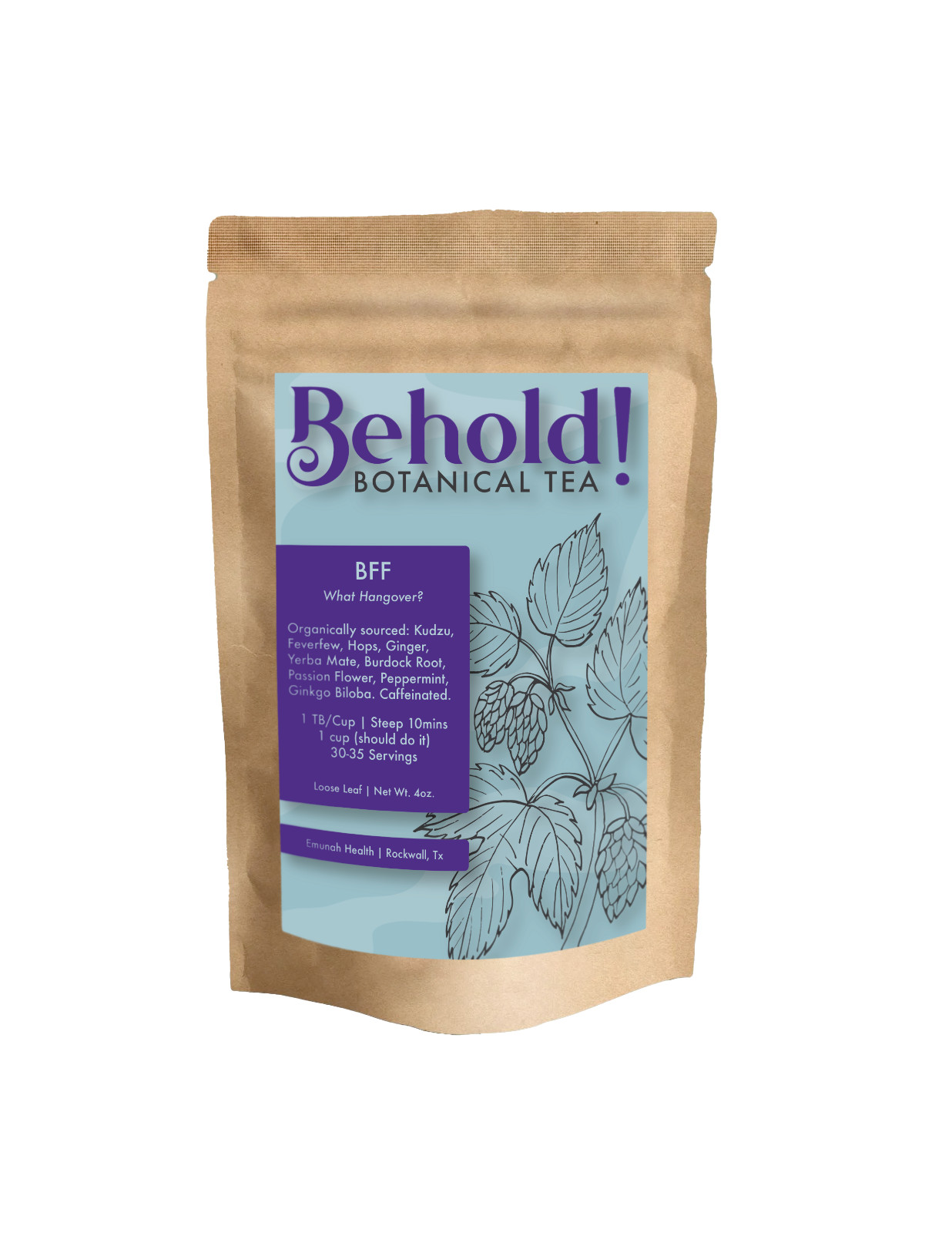 BFF Botanical Tea Blend: Expertly formulated for hangover relief