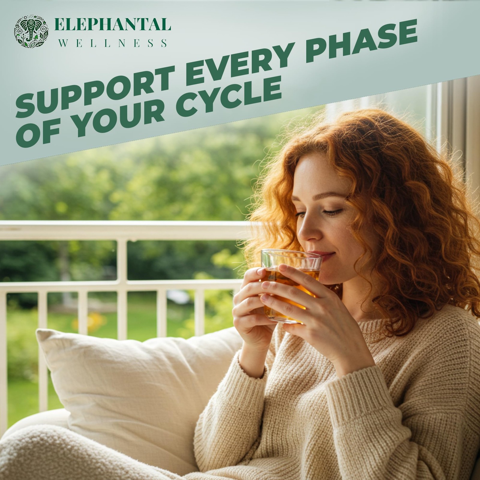 Elephantal Wellness Premium Hormone Herbal Tea | PCOS, Hormonal Balance Mood…