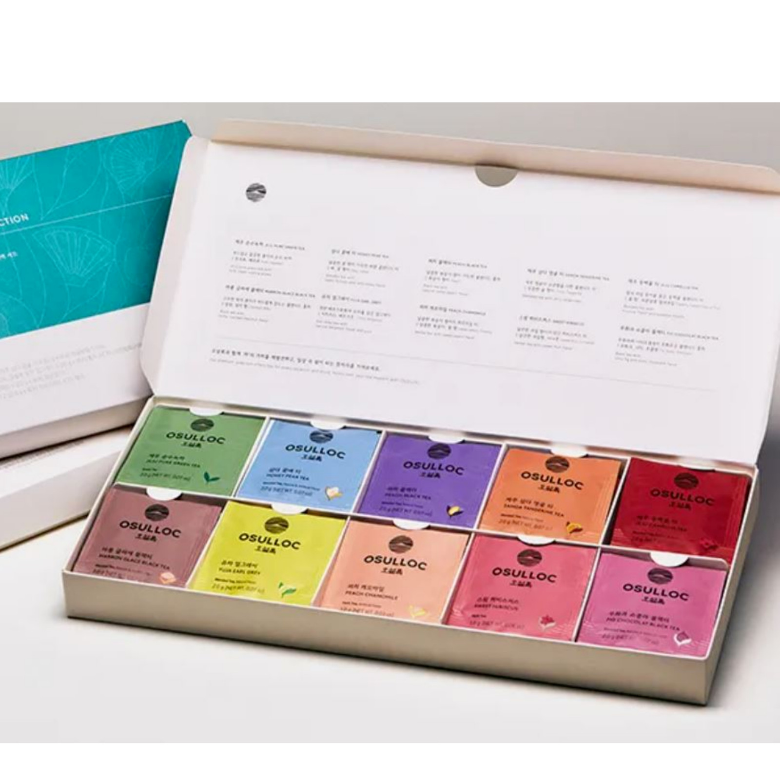 OSULLOC Jeju Master Blended Premium Tea Collection 10 Flavors x 4EA Set