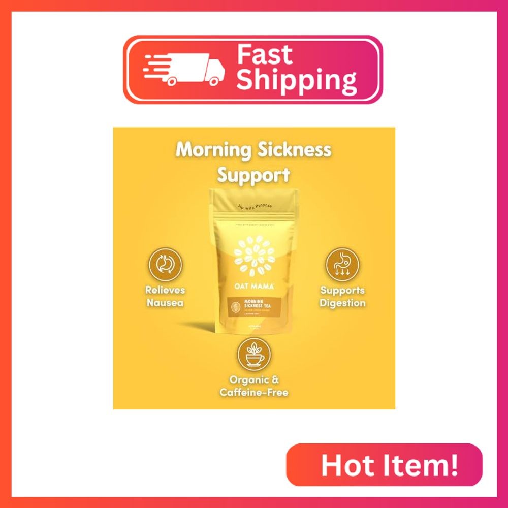 Oat Mama Flavored Microplastics-Free Morning Sickness Relief Tea – Natural Nause