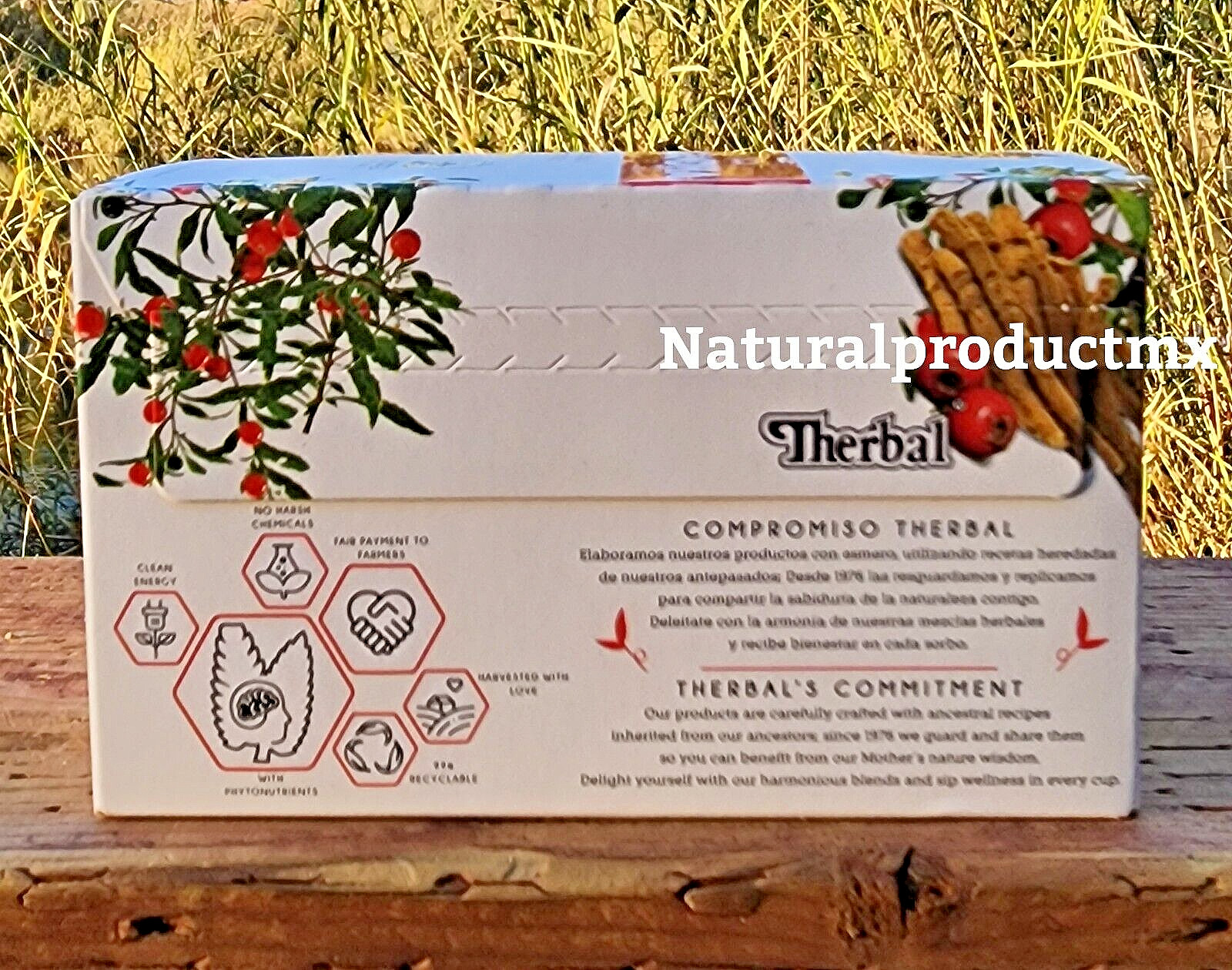 Te de Ashwagandha Tea ✅Herbal 100% Natural Stress Relief 20 Teabags by Therbal