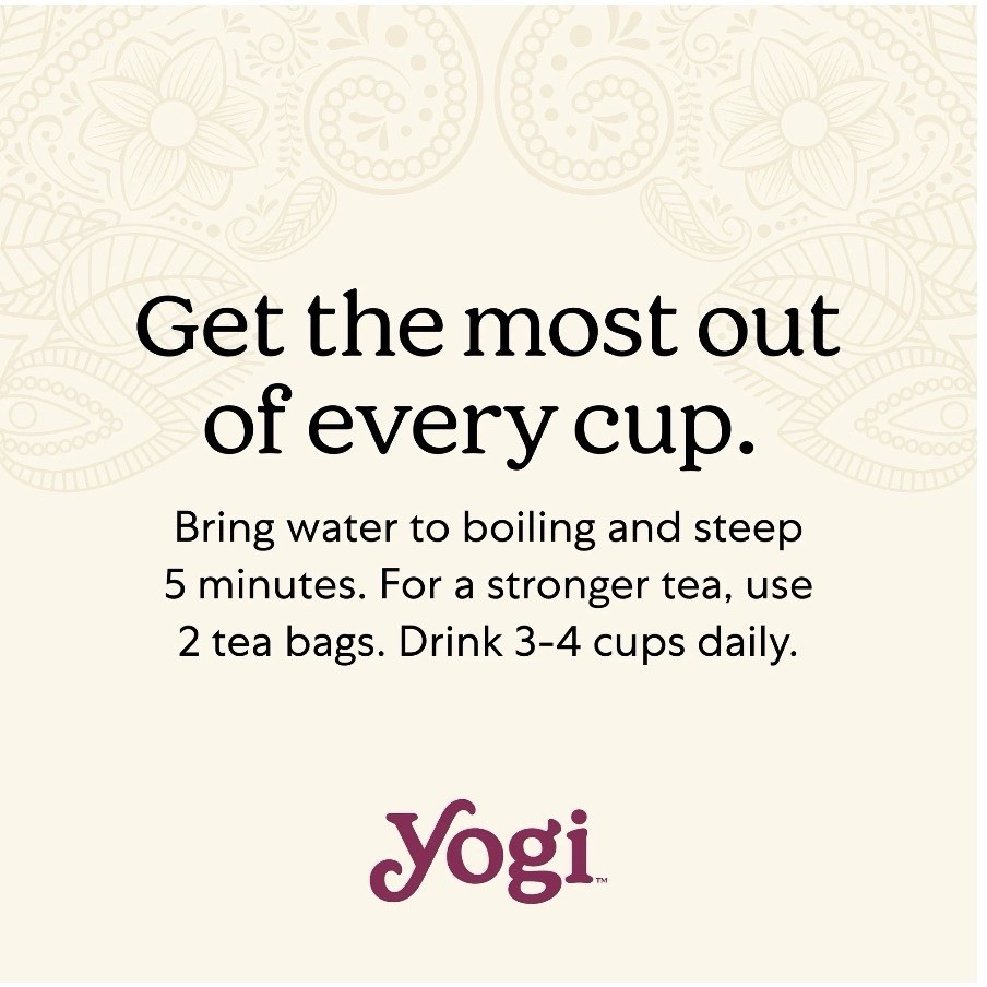 Yogi Sweet Tangerine Positive Energy Tea Bags, Contains Caffeine, Organic, 16 Ct