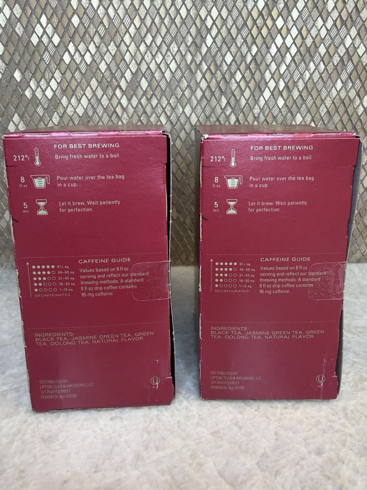 Tazo Joy Black Tea 2 New Boxes 20 Packets Each Sealed Filtered Bags
