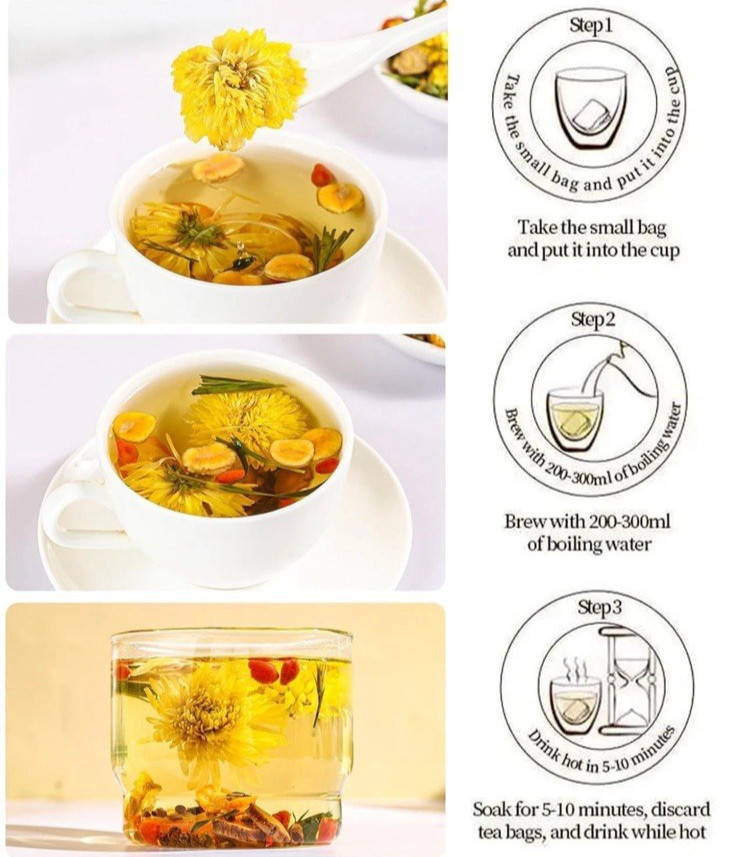 Dandelion Wolfberry Tea – Liver & Kidney Detox Herbal Tea