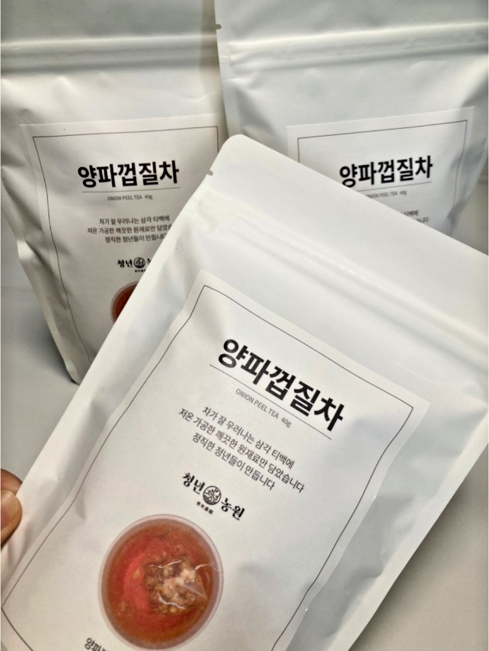 Youth Farm Korean 100% Onion Peel tea 40g( 0.8g x 50 Teabags)