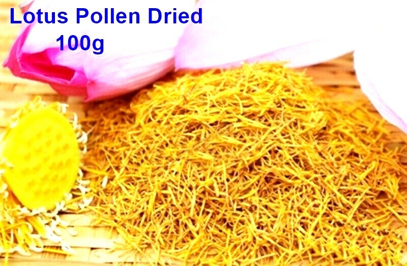 3X Lotus Stamen Tea Dried Pollen Organic Stamens Extrac Herbal 100g