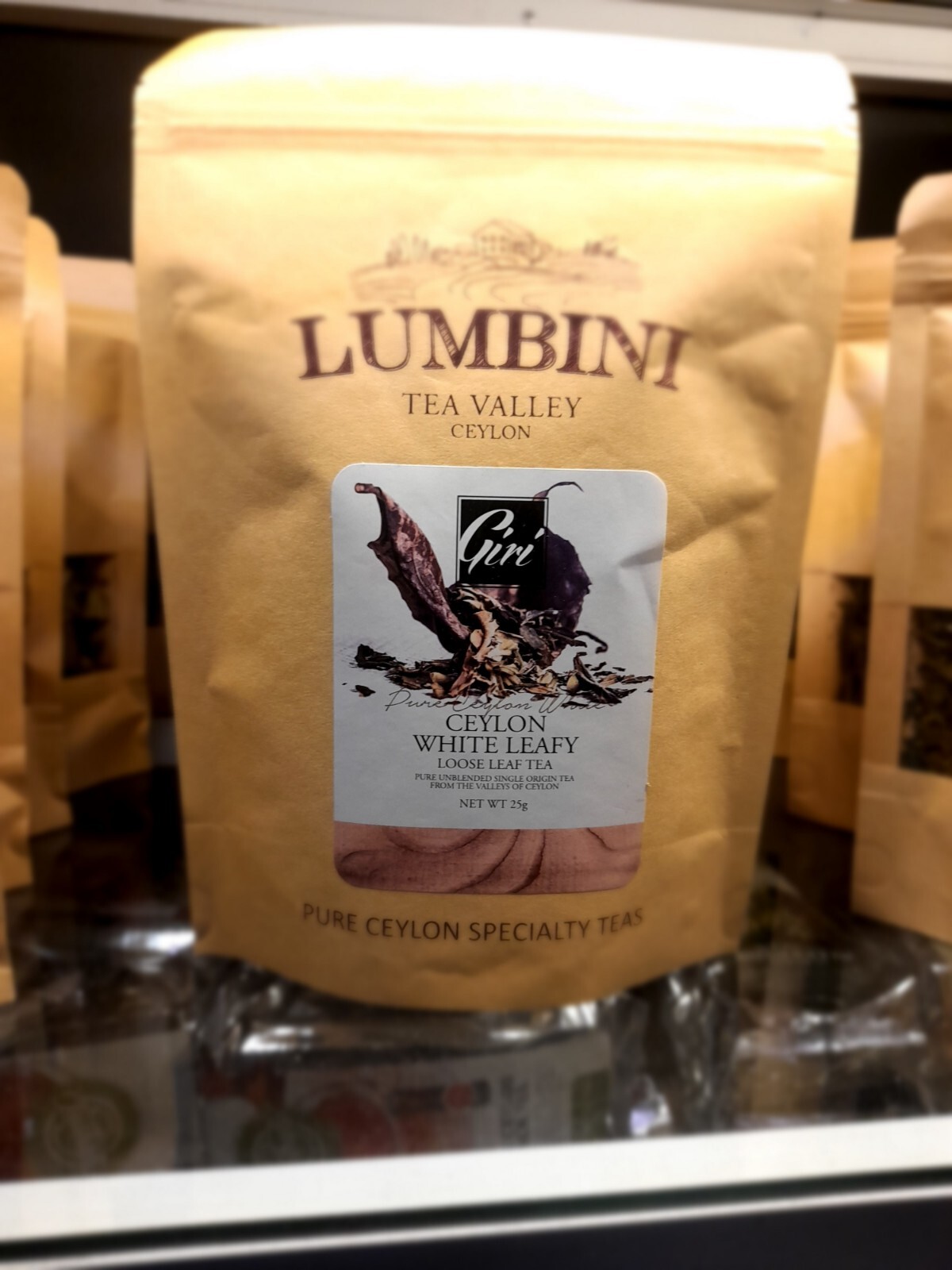 Ceylon white leafy/White tea/Sri Lanka White Tea/Southern White Tea 25g