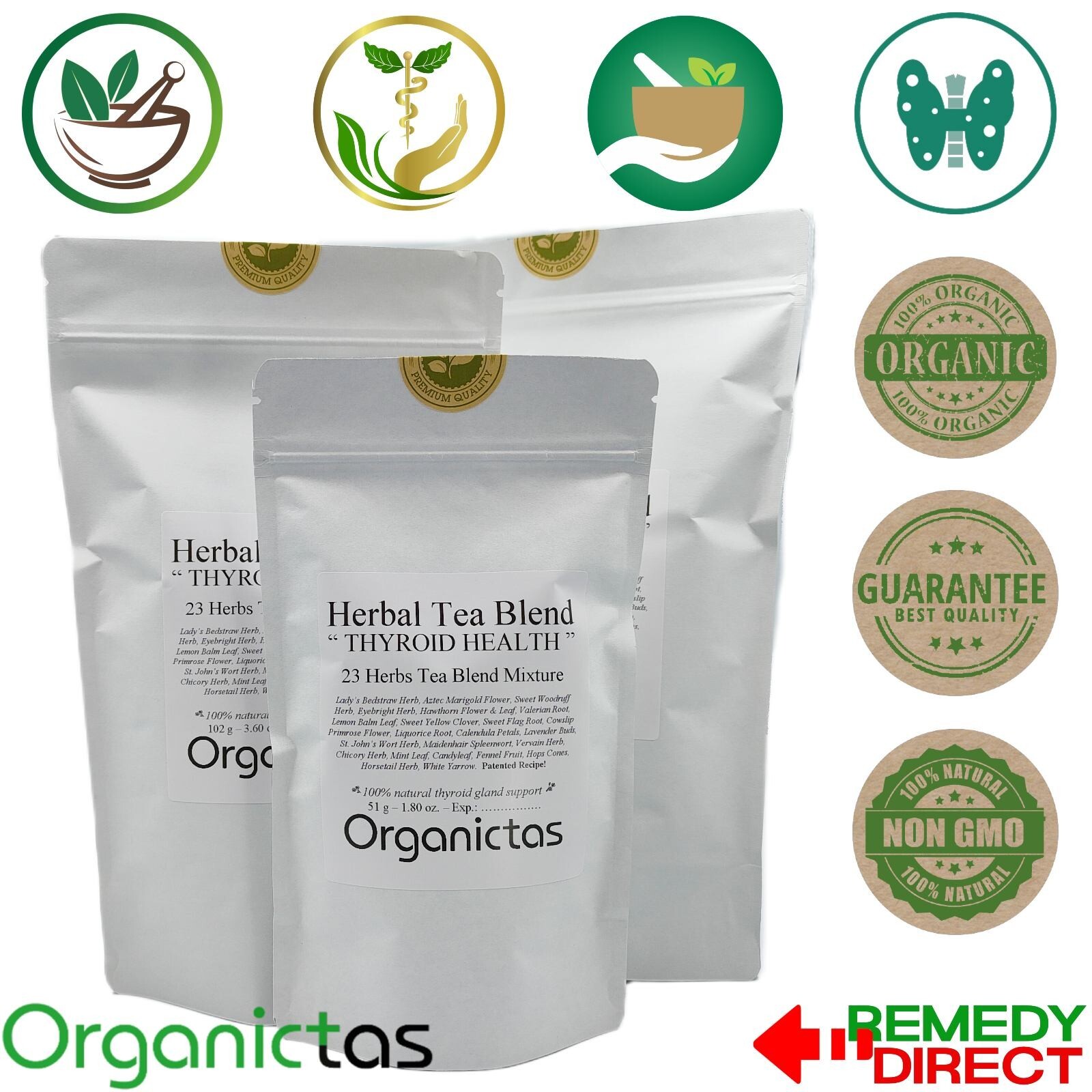Thyroid Support Herbal Tea / Best Tea for Hormonal Balance, Metabolism & Health