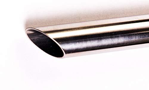 2 BOBA Straw Stainless Steel Extra Wide 1/2″ x 9.5″ Long Tapioca Pearl Bubble