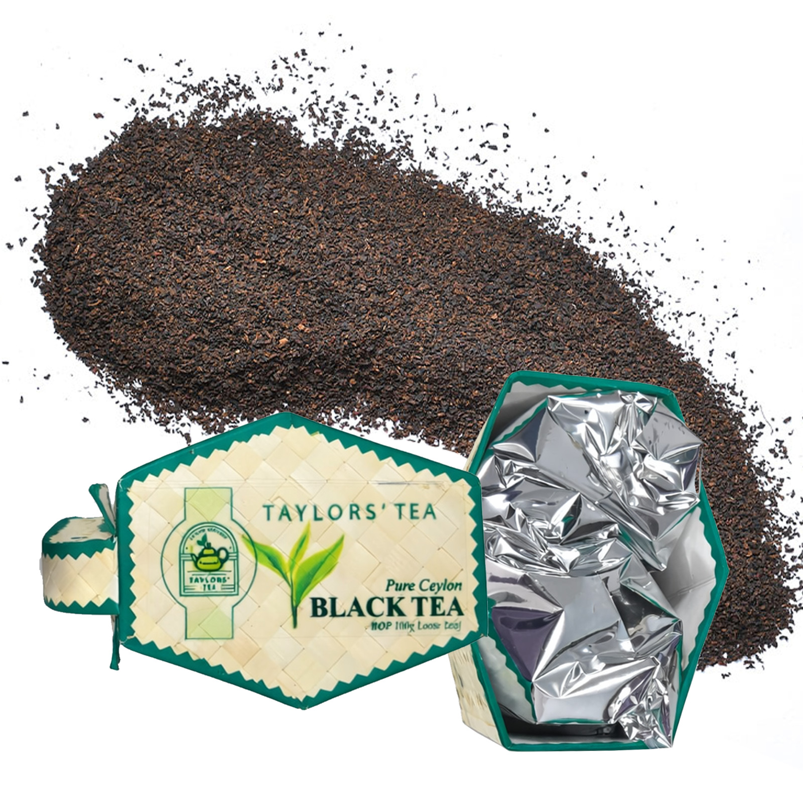 Ceylon Black Tea & Spice Kit DIY Masala Chai Gift Set 2 Handwoven Boxes