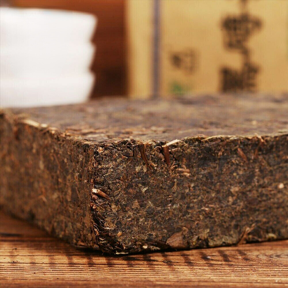 Natural Anhua Dark Tea Brick Herbal Energy Tea 400g