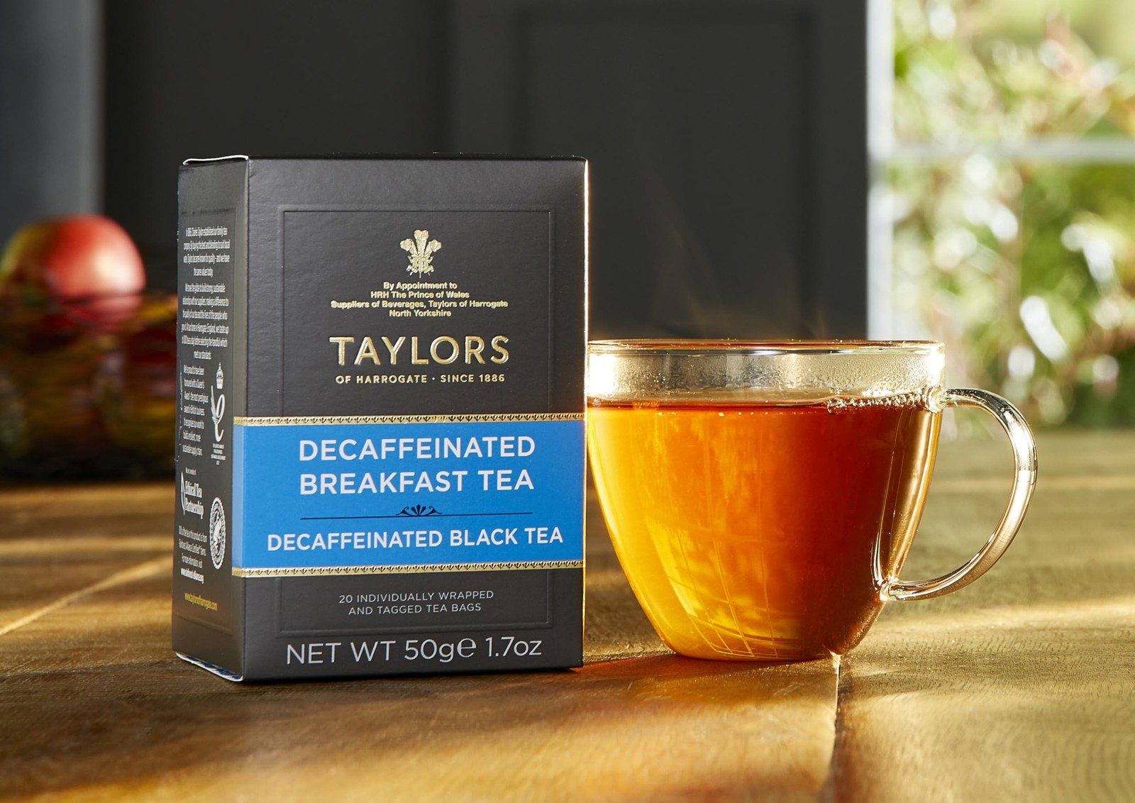 Taylors Of Harrogate Decaffeinated Black Tea 20 Count Pack Natural Flavor