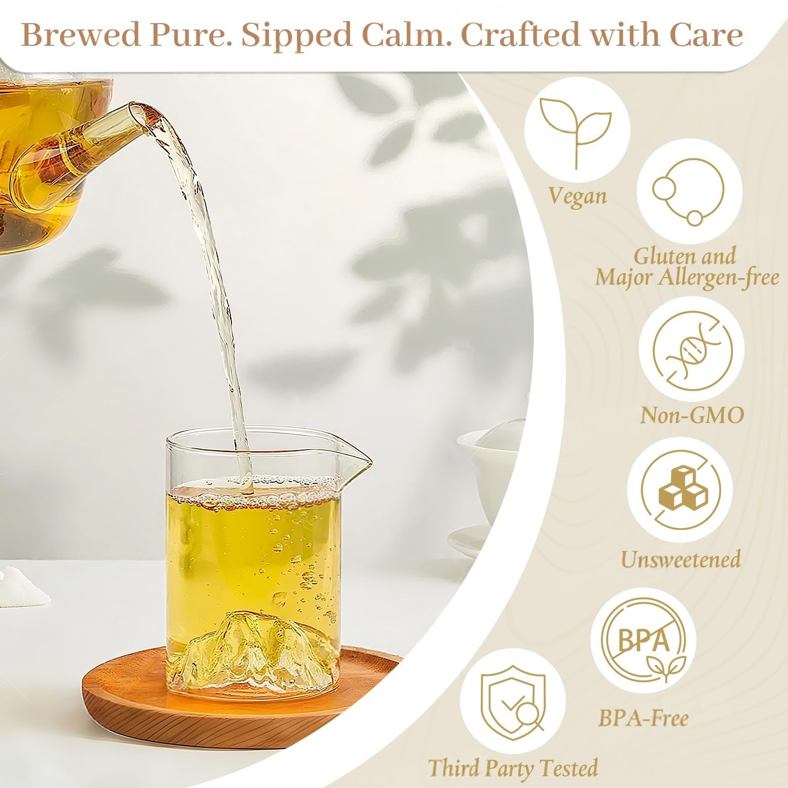 Green Tea Pods Compatible with All K-Cup Brewers & Keurig 2.0 24 pods