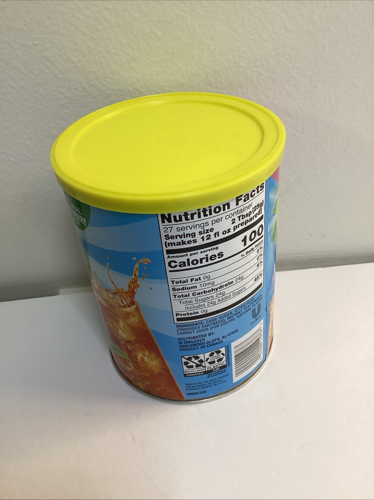 Lipton Iced Tea Raspberry Iced Tea Mix, Makes 10 Quarts NEW HTF Exp 03/05/26