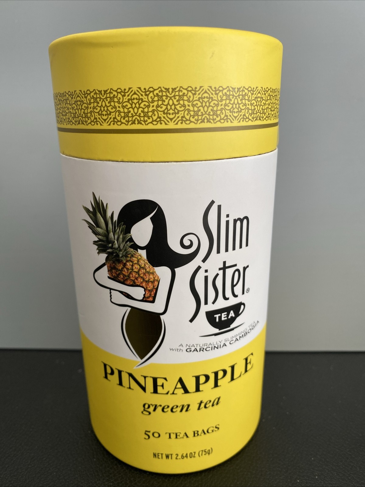 Slim Sister Pineapple Green Tea 50 Bags Naturally Slimming Tea Garcinia Cambogia