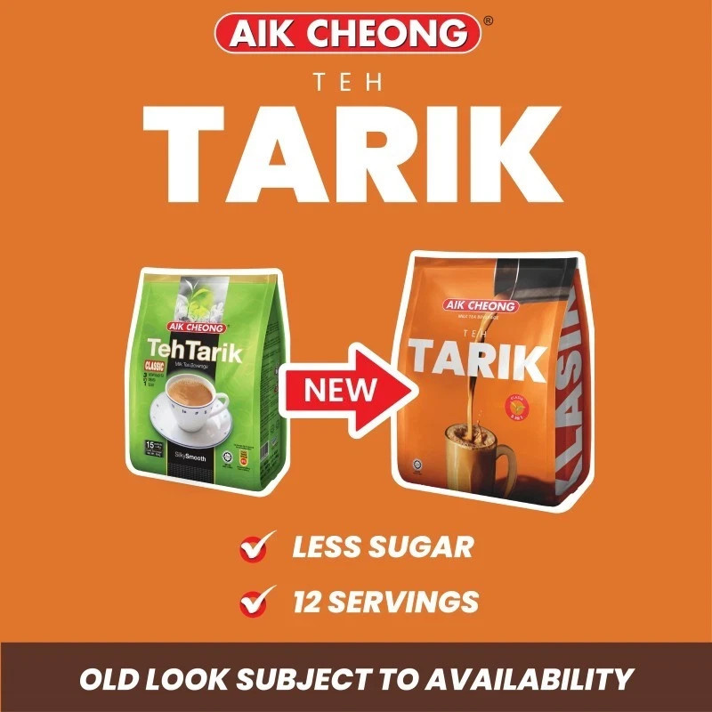 AIK CHEONG Teh Tarik 3in1 456g (38g x 12 sachets) – Klasik