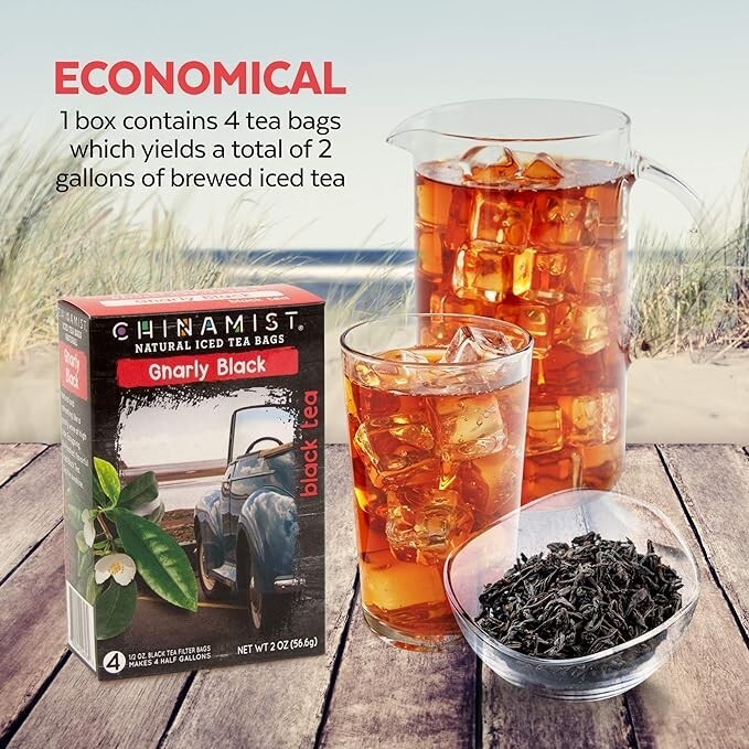China Mist – Gnarly Black Tea Infusion, 1/2oz Filter Bags (2 PACK)