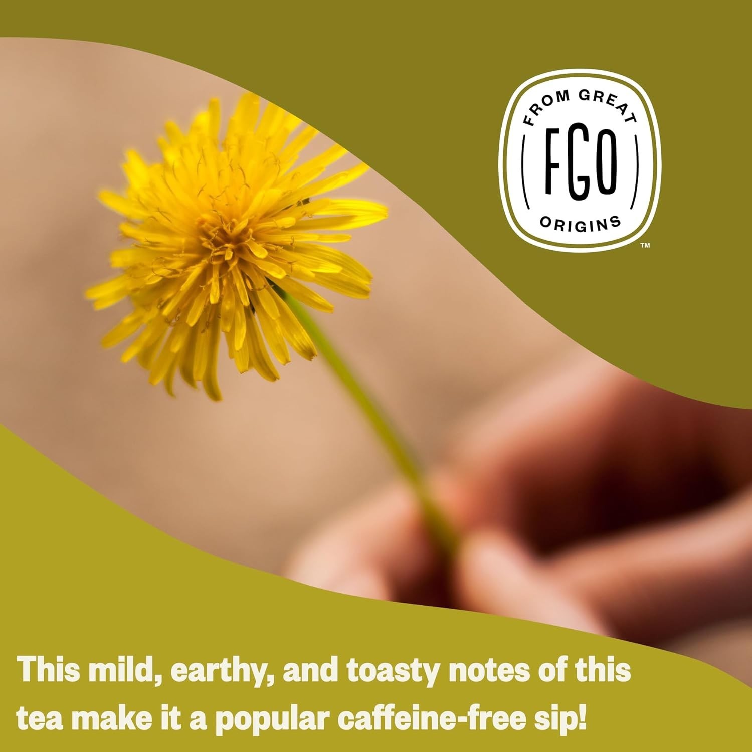 Organic Dandelion Root Tea Loose Cut and Sifted 4 Ounce Resealable Bag