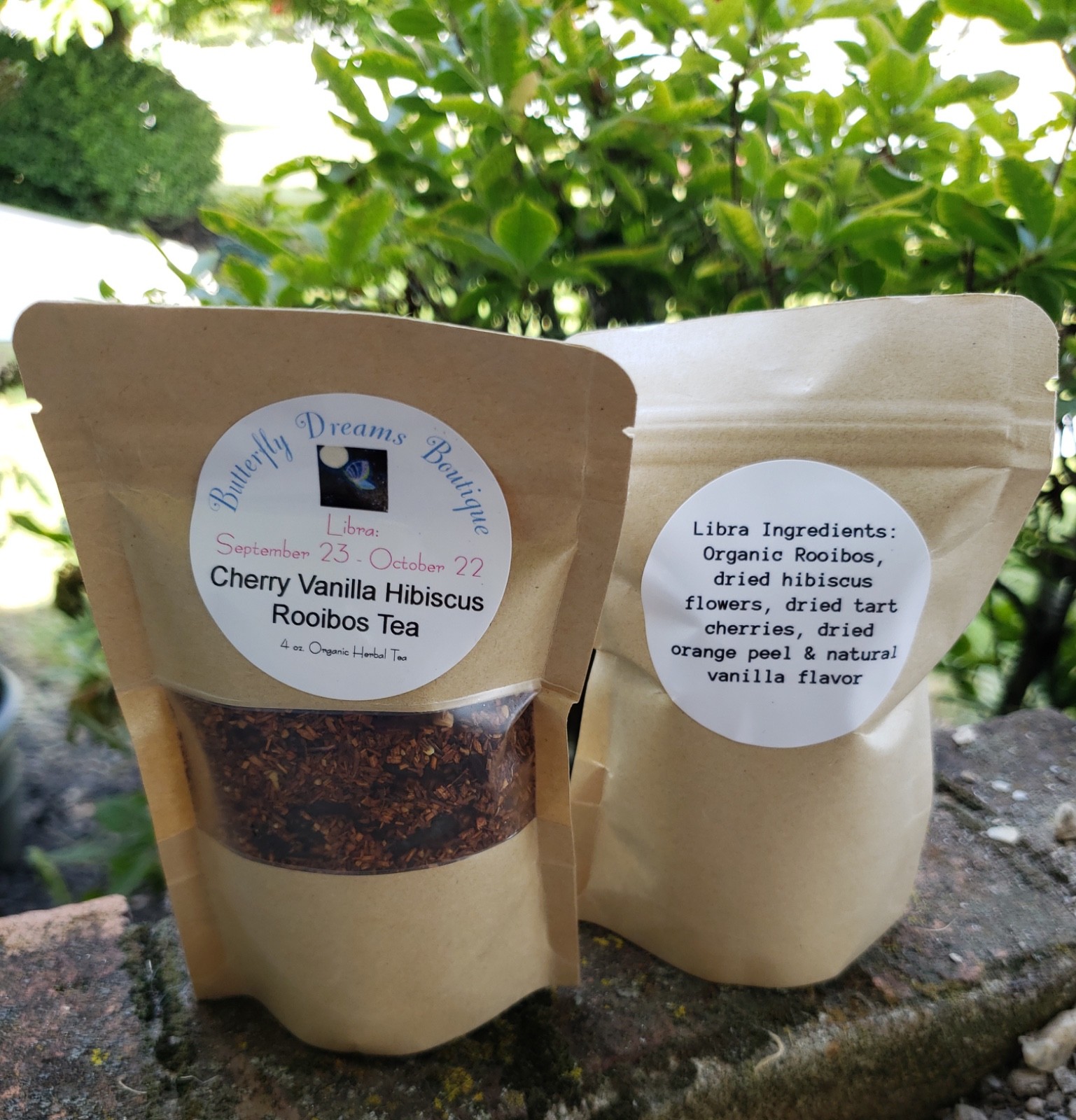 All Natural 4 oz Zodiac Astrology sign Herbal & Dried Fruit Tea Blends