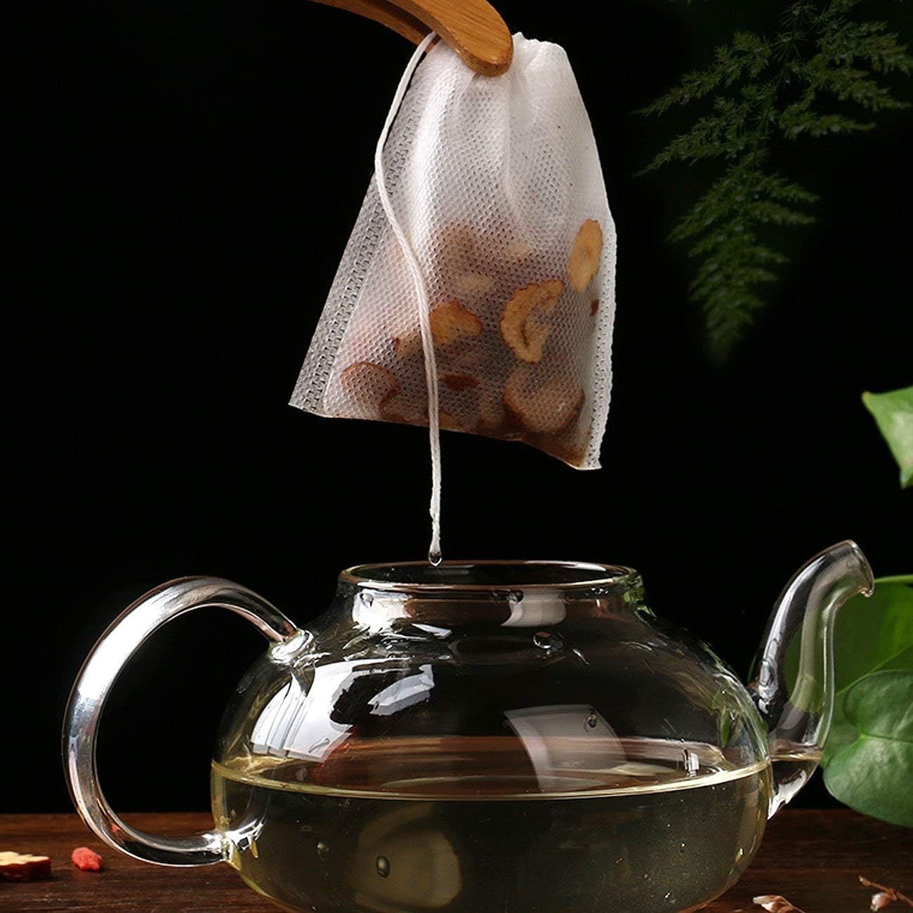 Versatile Disposable Tea Infusers – 400 Non-Woven Tea Filter Bags for Every Brew