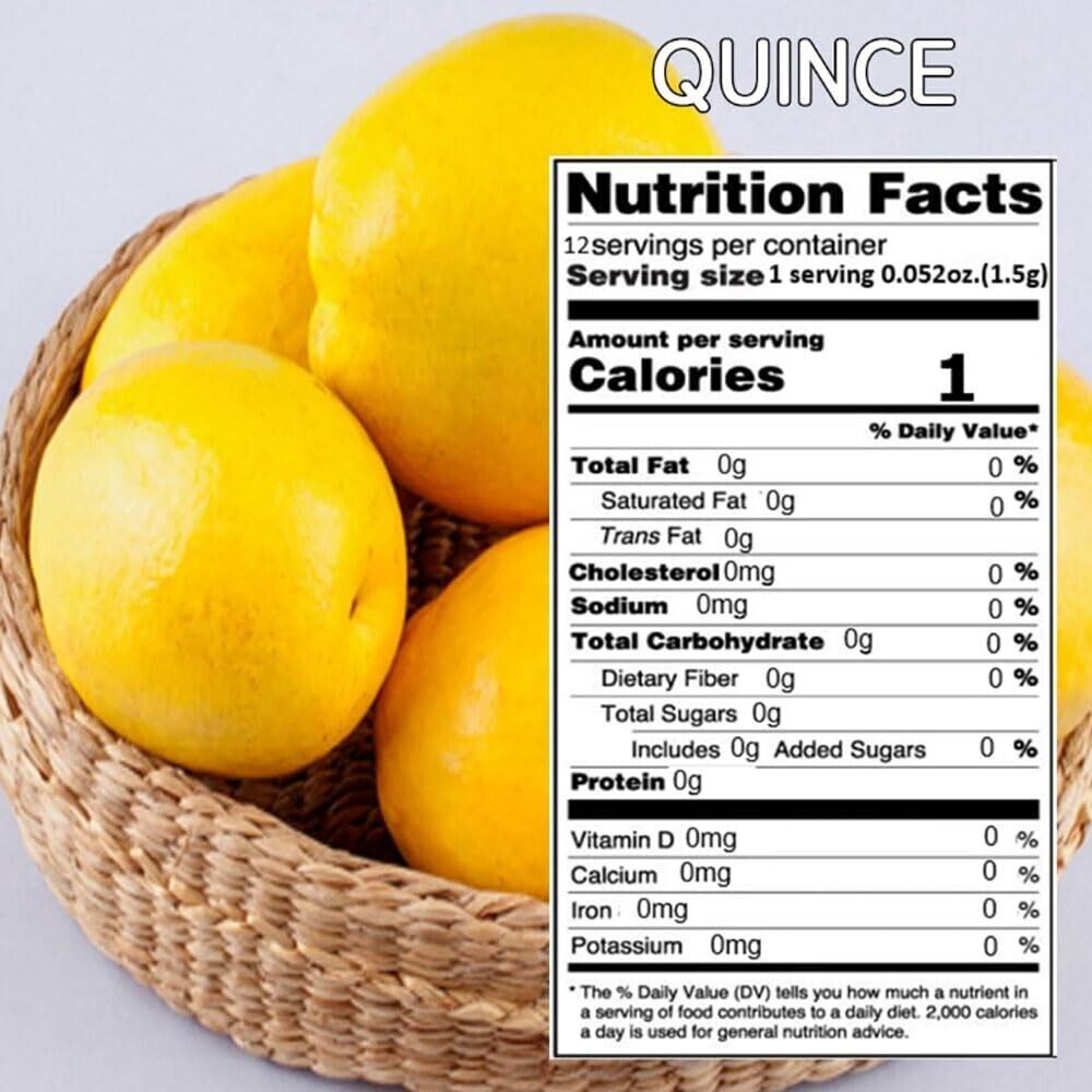 [GAGOPA] 100% Pure quince Natural Herbal Tea, 1.5g x 12 Teabags (5-Pack, 60ea)