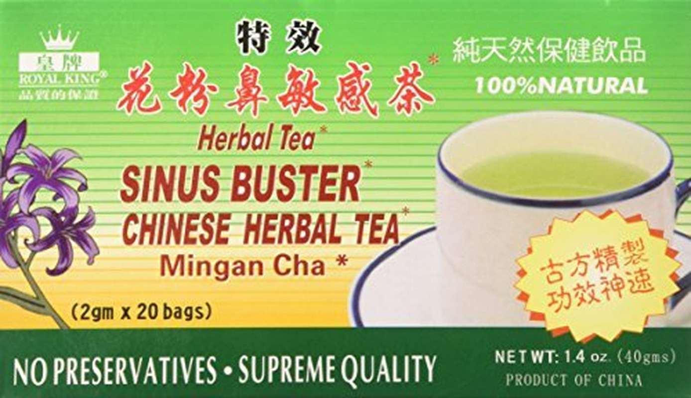 Sinus Buster Chinese Herbal Tea (40G)(20 Bags X 2G Each) – 1 Box