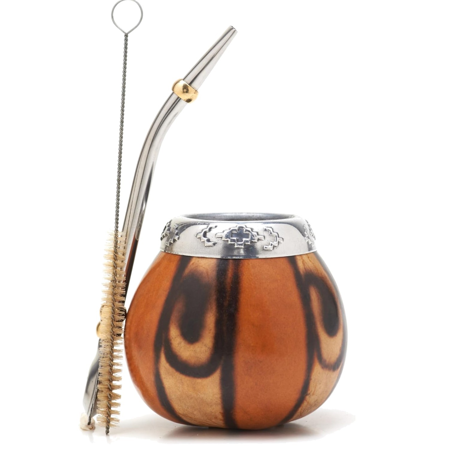 Handmade Yerba Mate Gourd Set – Authentic Argentina Mate Cup
