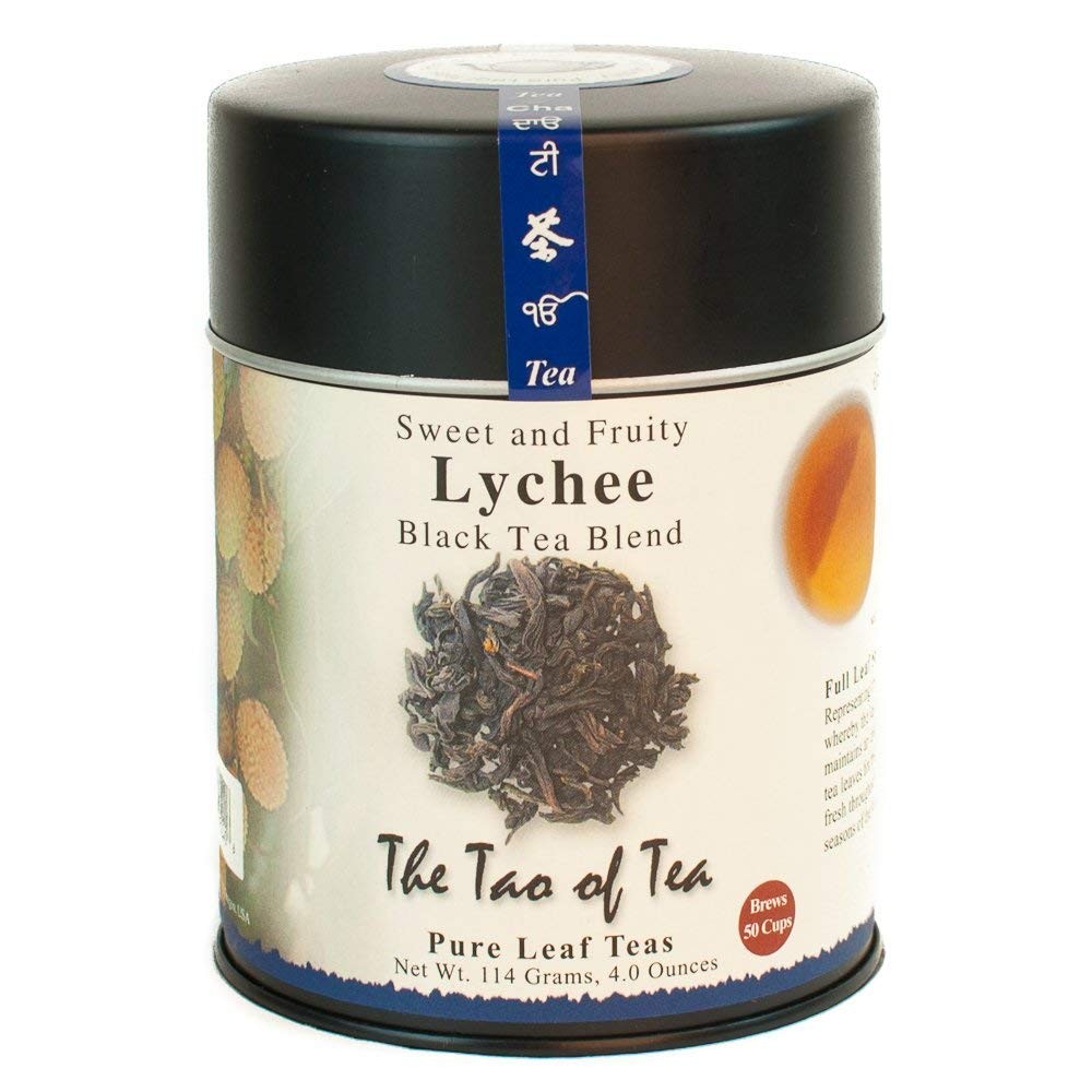 , Lychee Black Tea, Loose Leaf, 4.0 Ounce Tins
