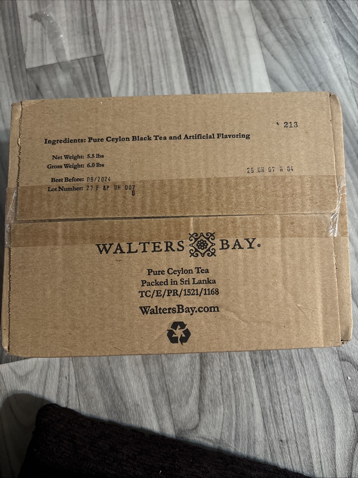 Walter’s Bay Blueberry Pomegranate Ice tea. 32×3 Gallon Hi-Flo Filter Bags