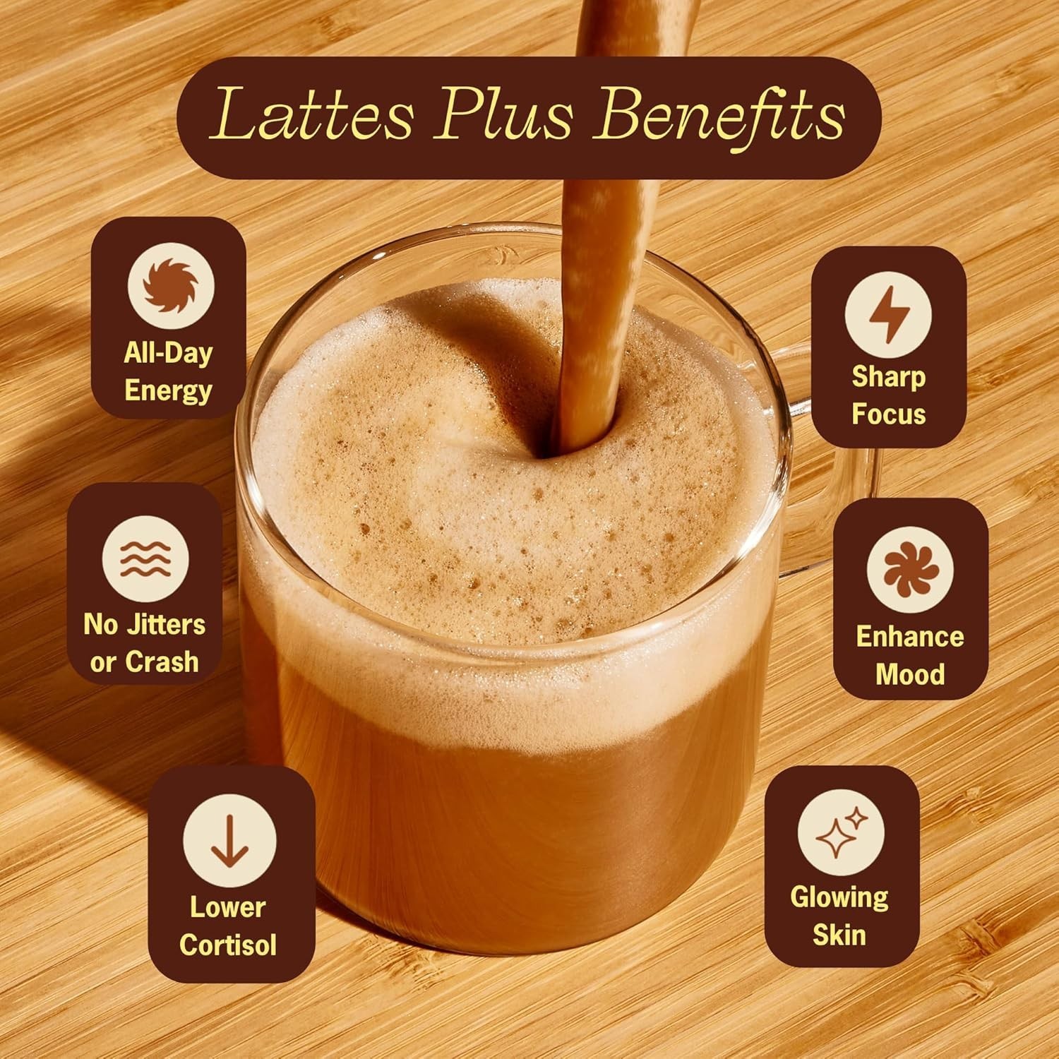 Artisanal Chai SuperLatte – Instant Blend with Coconut & Spices – 50mg Caffeine