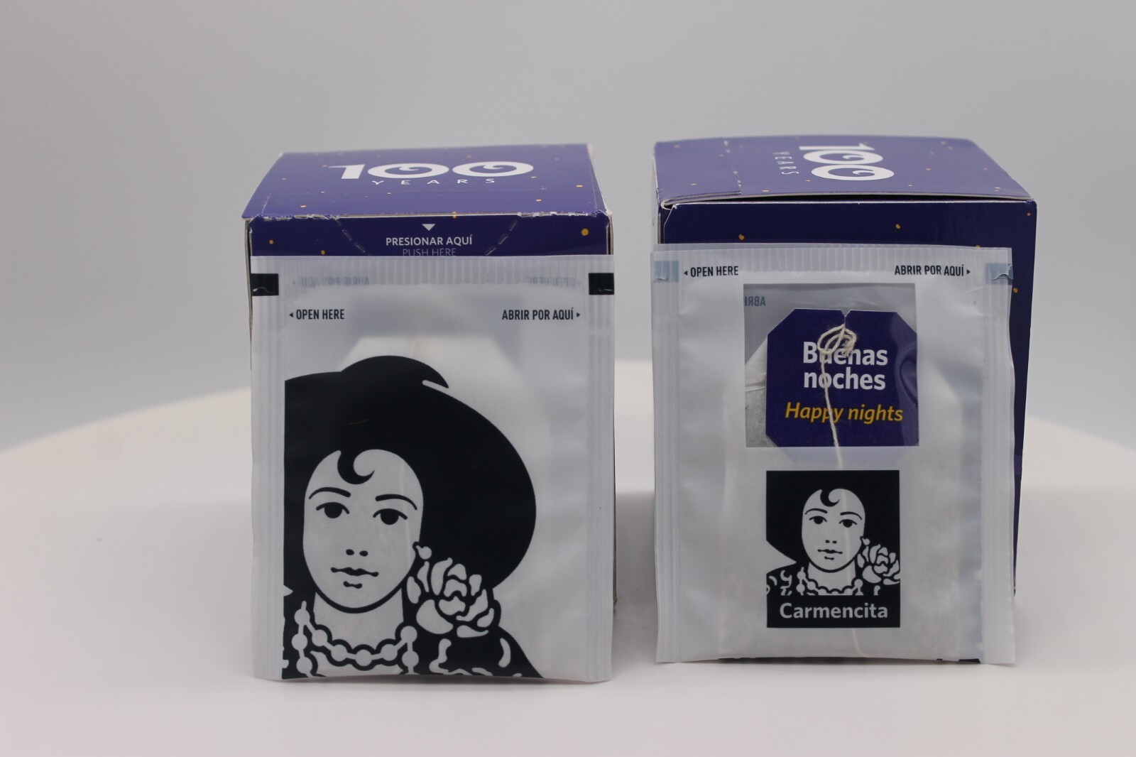 2 Carmencita Happy Nights Tea. Buenas Noches (10 bags/each box ) 16g (0.56oz).