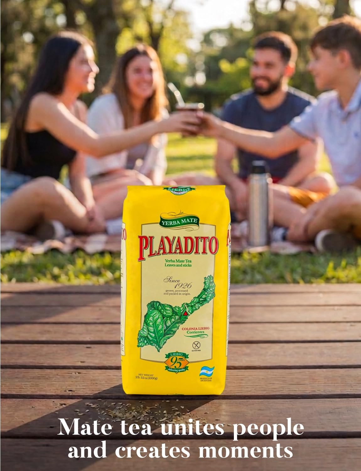 Yerba Mate Playadito 1 kg. | 2.2 lbs. – 2 Pack.