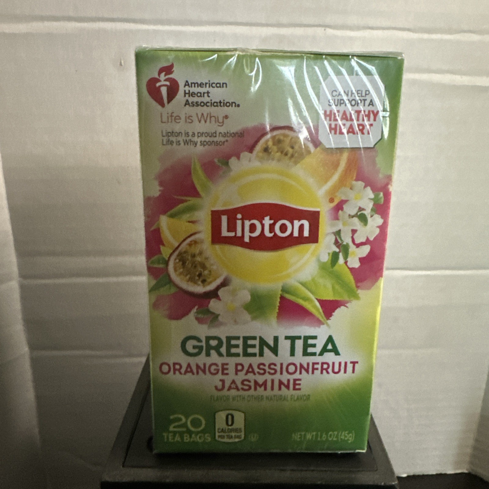 Lipton Green Tea Orange Passionfruit Jasmine 20 Ct Tea Bags (Read)