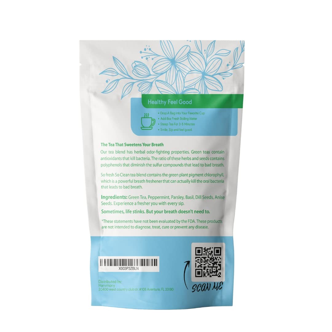 So Fresh, So Clean Tea — Fresh Breath & Oral Comfort* | 3 oz. Loose Leaf with…