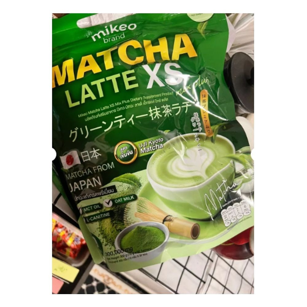 Matcha Premium Latte XS Mikeo Mix Plus Matcha Imported From Japan 30 Sachets.