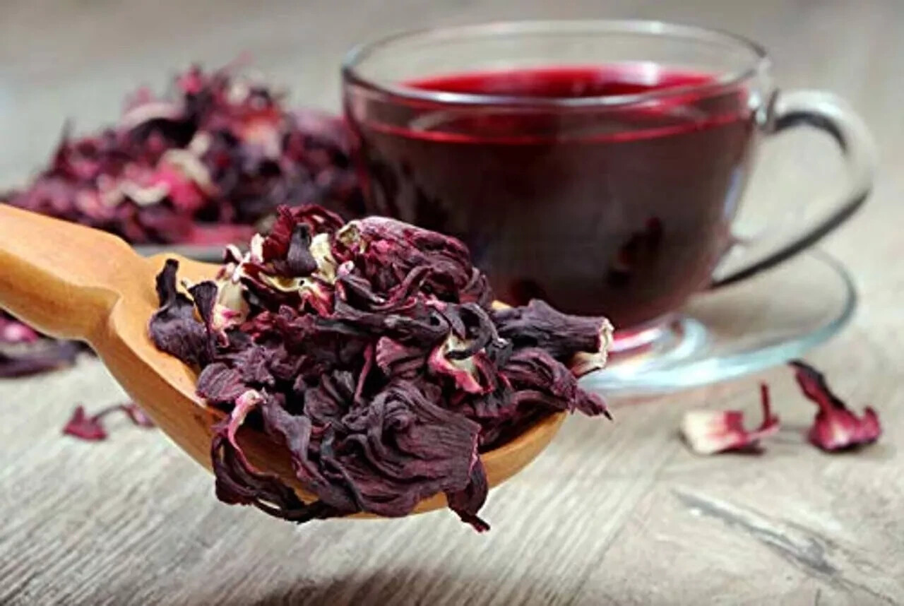Dried Hibiscus Flowers Cut & Sifted, Flor de Jamaica, Hibiscus Tea Jamaica 200g