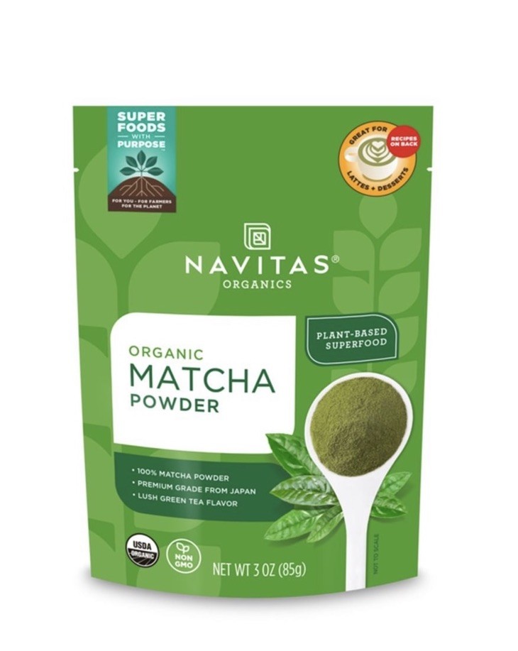Navitas Organic Matcha Powder 3 oz – Premium Culinary Grade, Non-GMO, Vegan