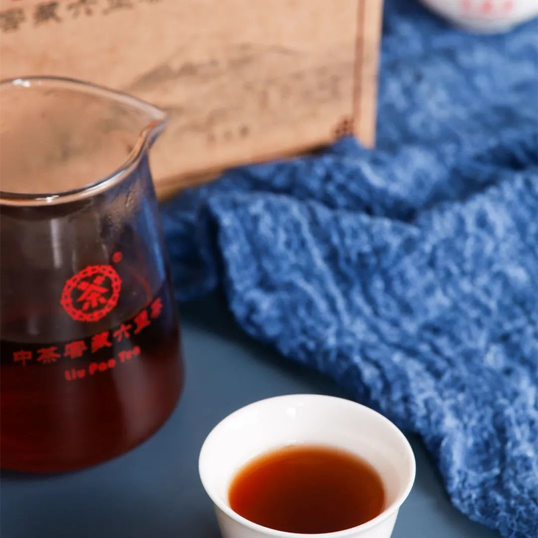 CHINATEA Aged Liubao Tea Foreign Trade 5101 Liu Bao Hei Cha Dark Tea Loose 200g