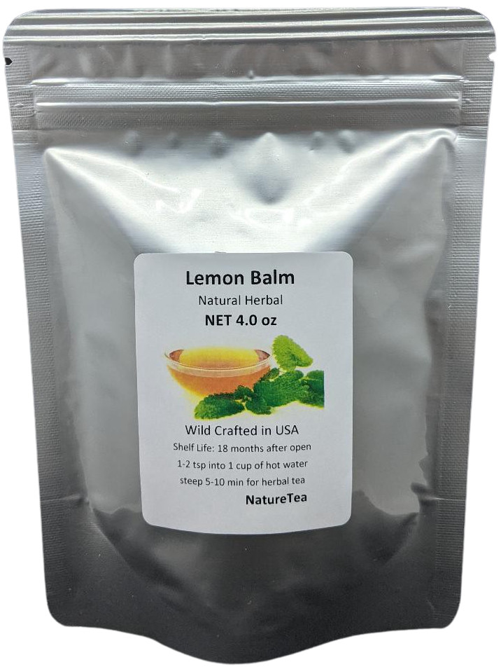 Lemon Balm – Melissa officinalis Dried Loose Leaf C/S by Nature, Wild Crafted
