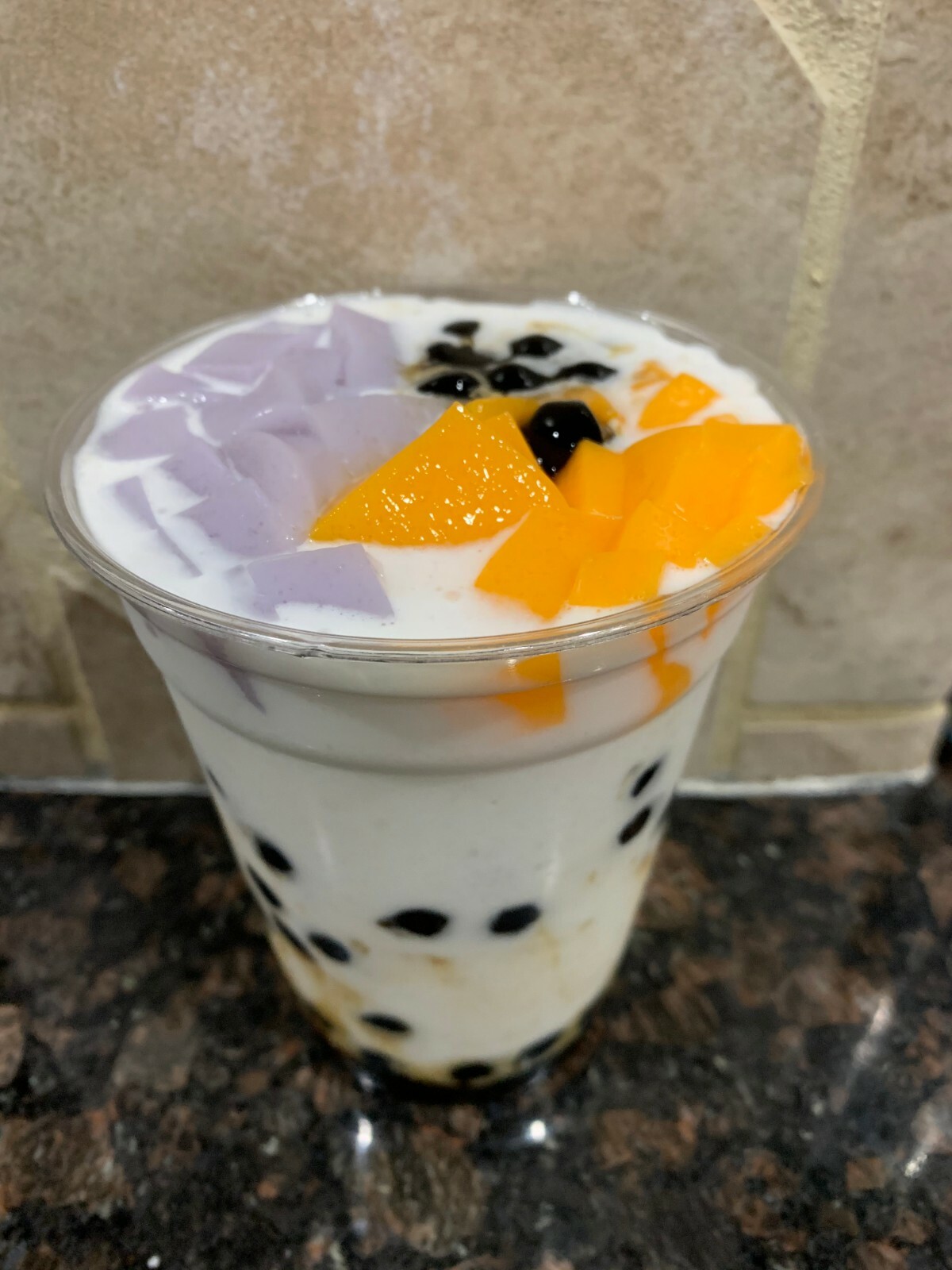 Deluxe TARO Powder Taro PUDDING Boba Bubble Tea Tapioca Pearls Milk Tea DIY KIT