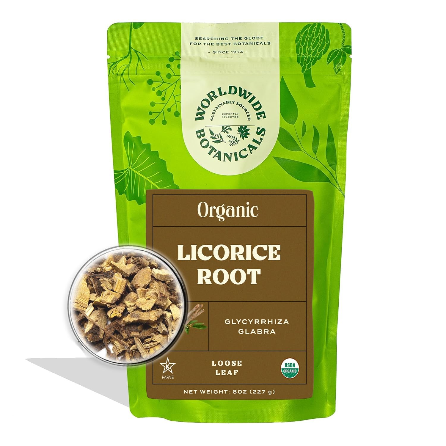 Organic Licorice Root – 8 oz – 100% Glycyrrhiza glabra –Palo Dulce, Regaliz –…